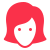 icono de testimonio femenino